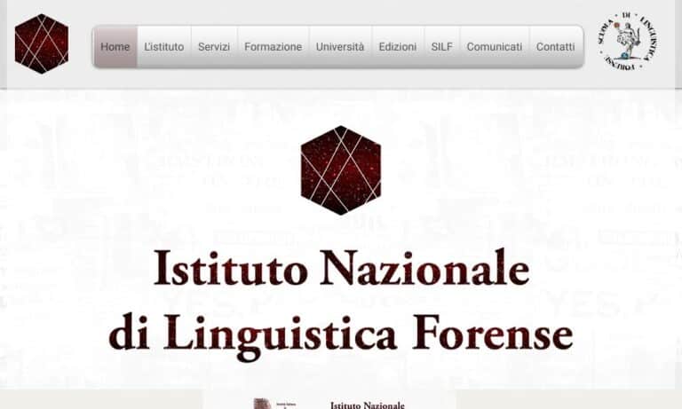 ISTITUTO NAZIONALE DI LINGUISTICA FORENSE - Startupeasy