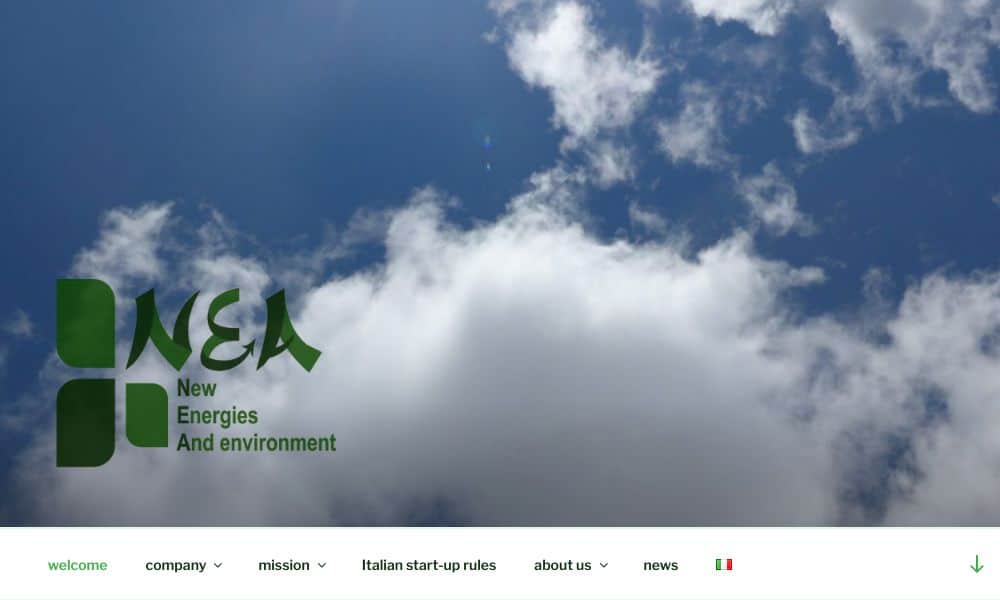 NEW ENERGIES AND ENVIRONMENT - NEA - Startupeasy
