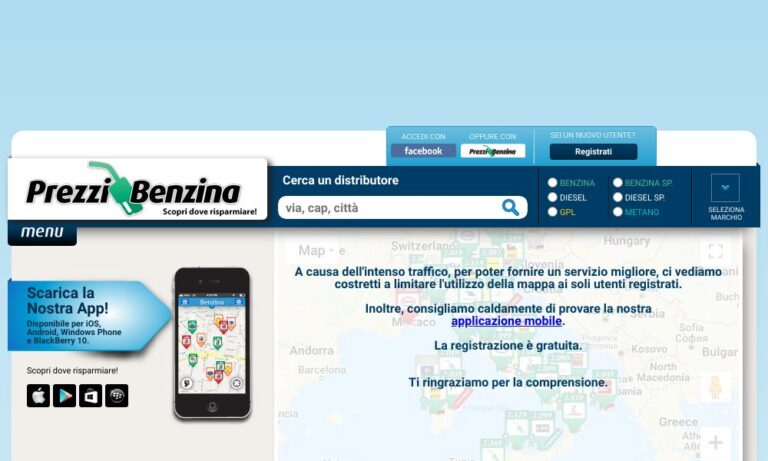 PREZZI BENZINA - Startupeasy